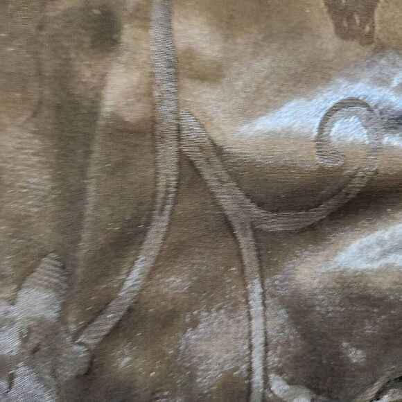 Collection XIIX black fringe shawl Mexican silky vintage extra long - Picture 3 of 8